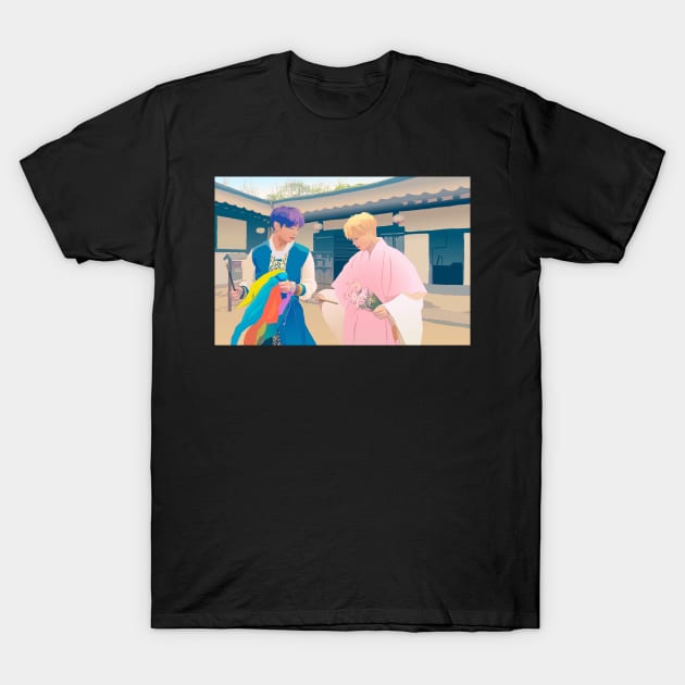 The Painter and the Bachelor T-Shirt by Elsa-draws